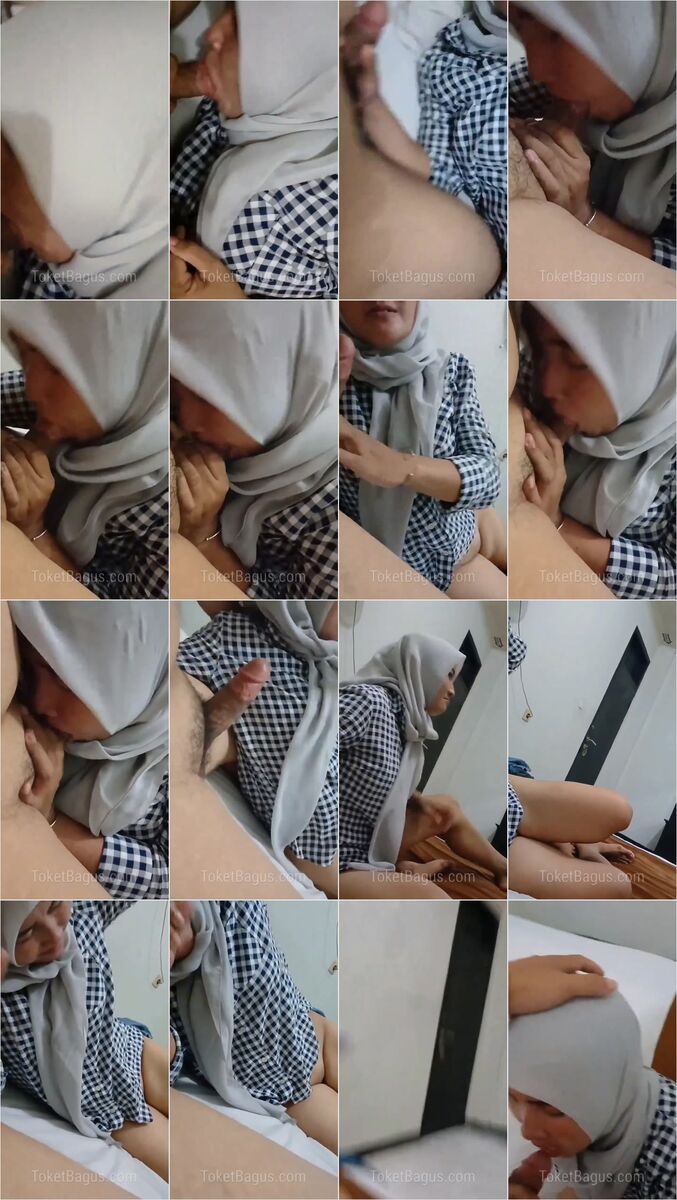 Menantu berhijab dipaksa bapak mertua nyepong kontol